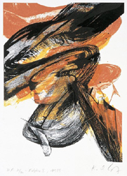 5 Jahre KA7: Antoni Tàpies – K. O. Götz, Ausstellung in der Galerie Lochner, KA7, Dachau