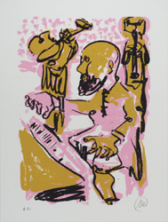 Galerie Lochner, 5 Jahre KA7: Markus Lüpertz - A. R. Penck, Ausstellung