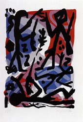 Galerie Lochner, 5 Jahre KA7: Markus Lüpertz - A. R. Penck, Ausstellung