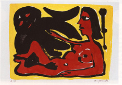 Galerie Lochner, 5 Jahre KA7: Markus Lüpertz - A. R. Penck, Ausstellung