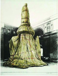 WRAPPED MONUMENT TO LEONARDO 1971 (Blatt 1)