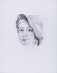 Max Feldbauer,Scholle,Editha Bake,junge Frau,Portrait,Lithografie,signiert r.o., bez. Editha Bake, datiert 11.III.(19)31